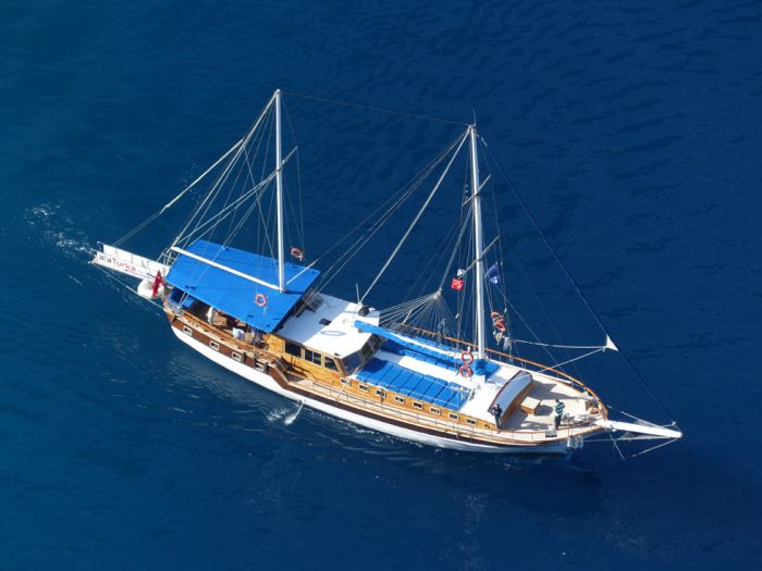 Sailing in Turkey Gulet